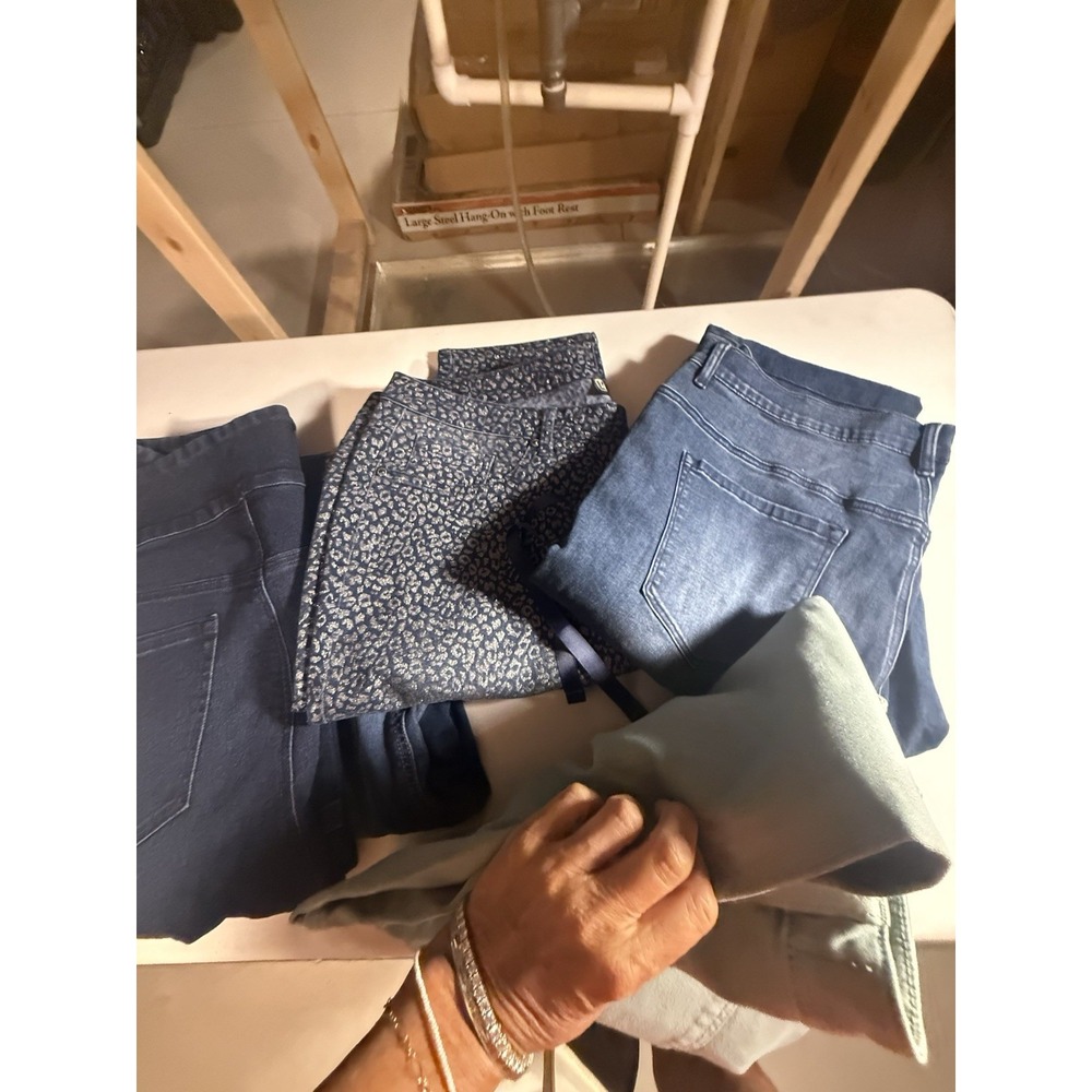 Lot Bundle Of 5 Pair Of Straight Leg Jeans Size 18 1XL Denim Jeans - Picture 11 of 14